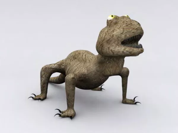 Colorful Lizard 3d model