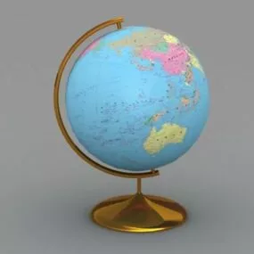 Desk Globe 3d model