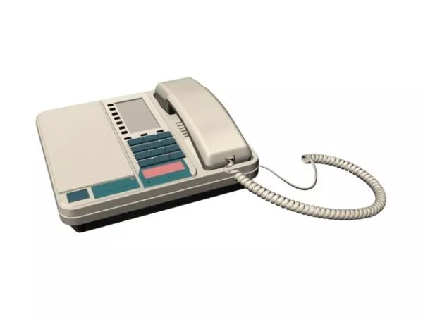 Desk Telephone 3d model Desk Telephone 3d model
