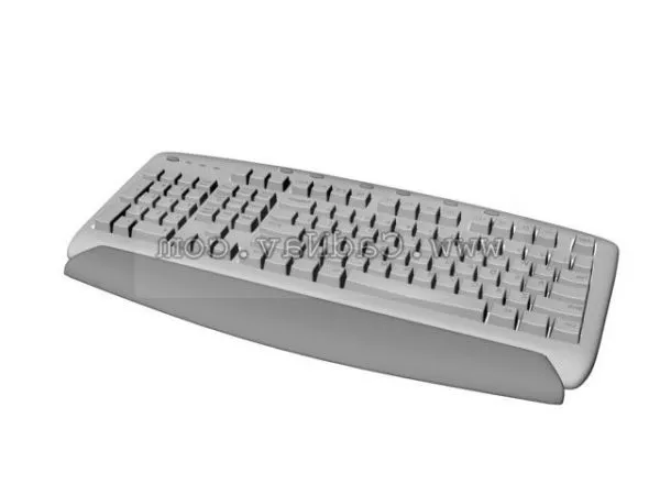 Desktop Keyboard 3d model Desktop Keyboard 3d model