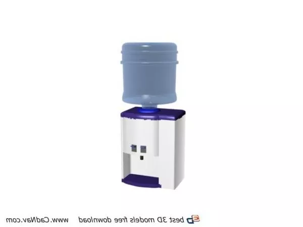 Desktop Water Dispenser 3d model Desktop Water Dispenser 3d model