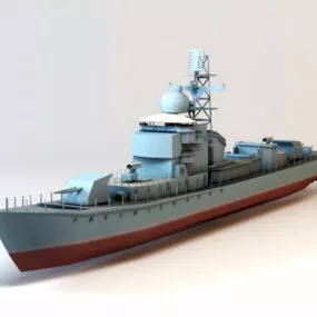 Destroyer Ship 3d model
