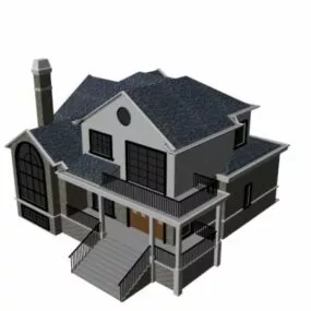 Detached Dwelling House 3d model