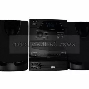 Digital Home Cinema System Device 3d model