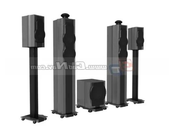 Digital Sound Box Speaker 3d model Digital Sound Box Speaker 3d model