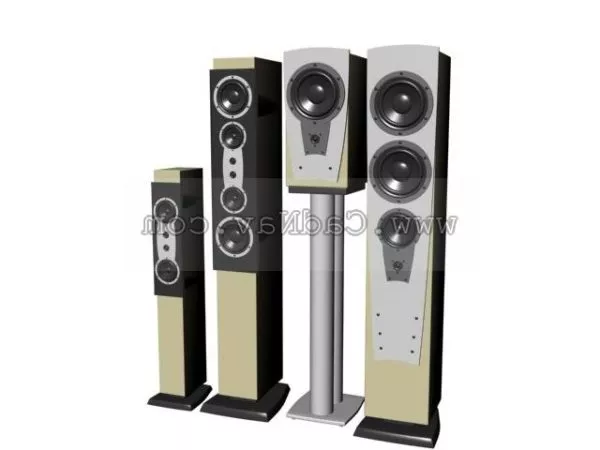 Single Speaker Stylist Shape 3d model