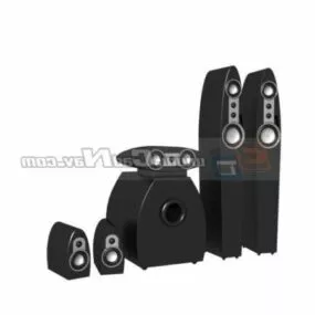 Disco Speaker Sound System 3d model