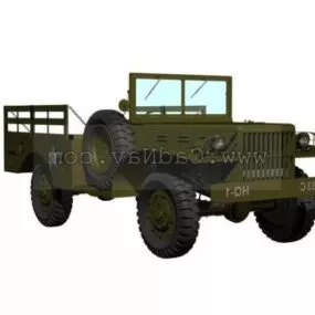 Dodge Wc-51 Jeep 3d model