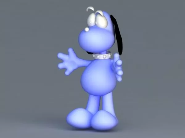 Dog Cartoon Character 3d model Dog Cartoon Character 3d model