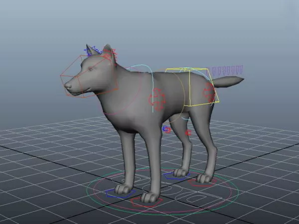 Yellow Dog 3d model
