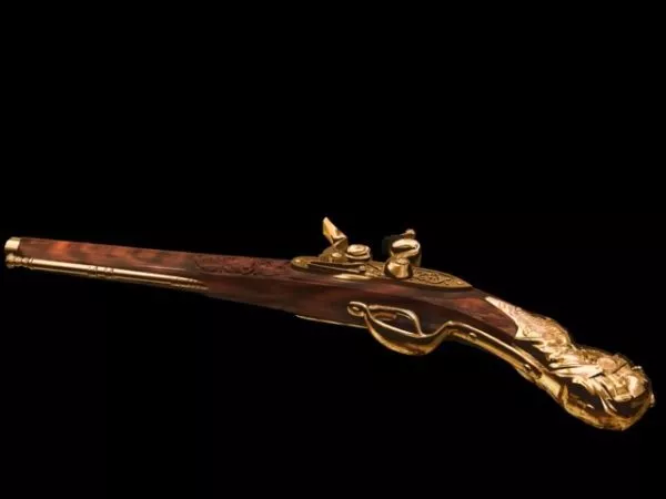 Doglock Handgun 3d model Doglock Handgun 3d model