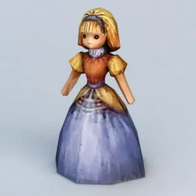 Doll Girl 3d model