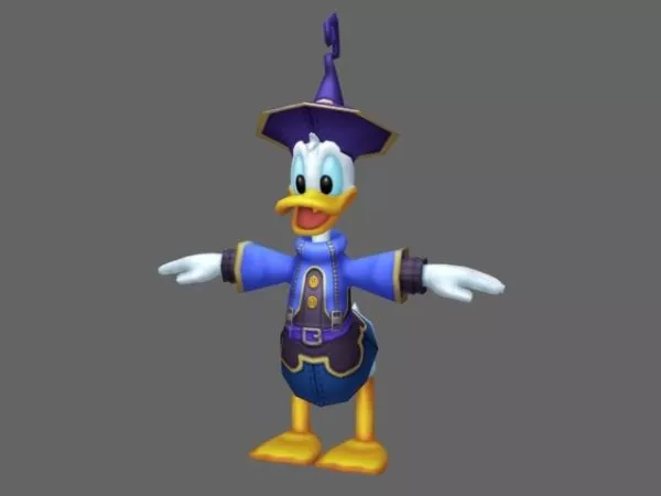 Character Donald Duck 3d model Character Donald Duck 3d model