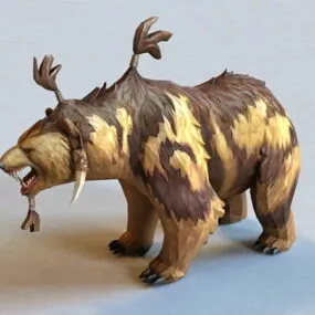 Dota 2 Lone Druid Bear 3d model