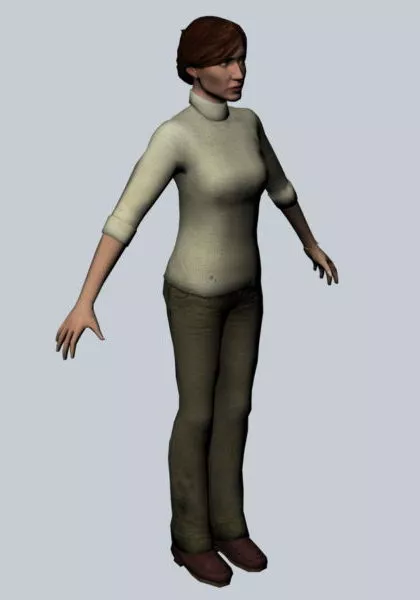 Dr. Judith Mossman – Half-life Character 3d model Dr. Judith Mossman – Half-life Character 3d model