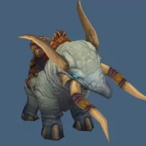 Draenei Elephant Mount 3d model