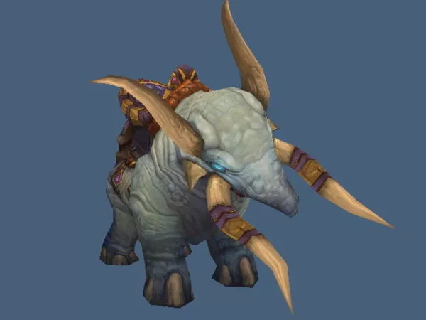 Draenei Elephant Mount 3d model Draenei Elephant Mount 3d model