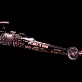 Drag Racing Car 3d model