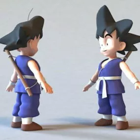 Dragon Ball Gt Goku 3d model