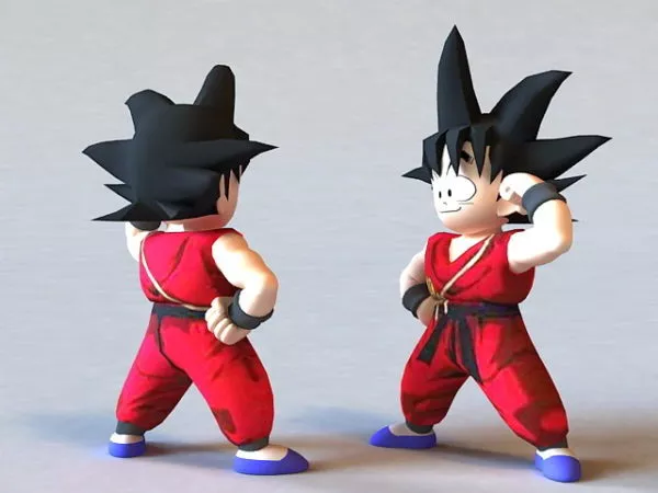 Character Boy Sitting Pose 3d model