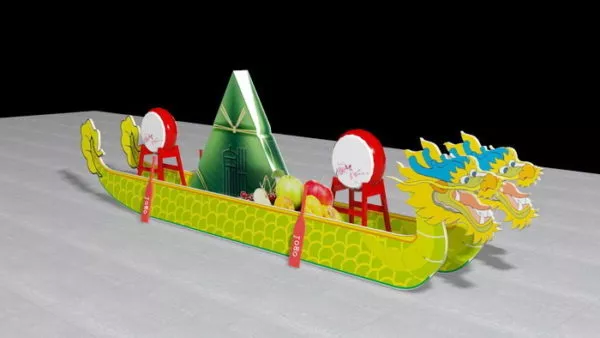 Fast Boat Small Size 3d model