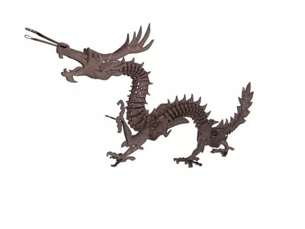 Ancient Qing Dragon Statue 3d model