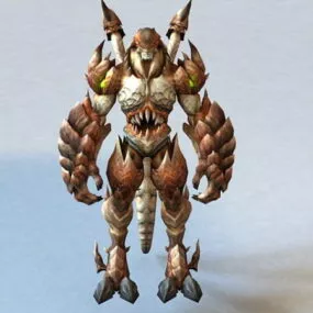 Dragonkin Fighter 3d model