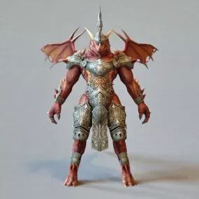 Dragonkin Warrior 3d model