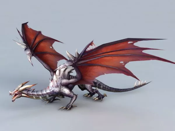 Dragon Animal Wingless 3d model