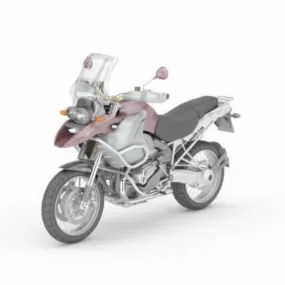 Dual Purpose Motorcycle 3d model