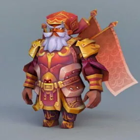 Dwarf Warrior 3d model