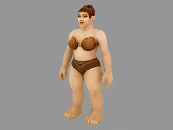 Dwarf Female Character Character 3d model Dwarf Female Character Character 3d model