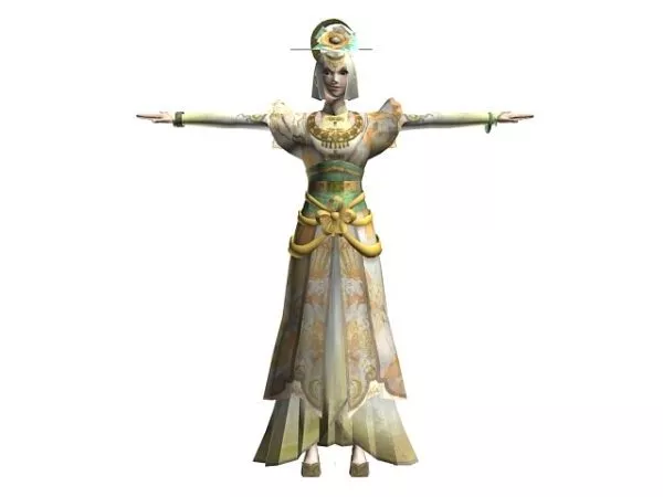 Dynasty Warriors Women Poet Cai Wenji 3d model Dynasty Warriors Women Poet Cai Wenji 3d model