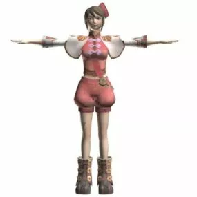 Dynasty Warriors Girl Warrior Xiao Qiao 3d model