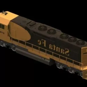 Emd Sd40 Locomotive 3d model