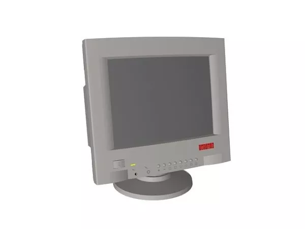 Early Crt Monitor 3d model Early Crt Monitor 3d model