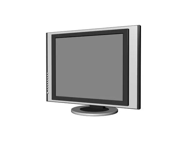Lcd Screen Square Shape 3d model