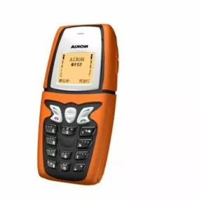 Early Nokia Cell Phone 3d model