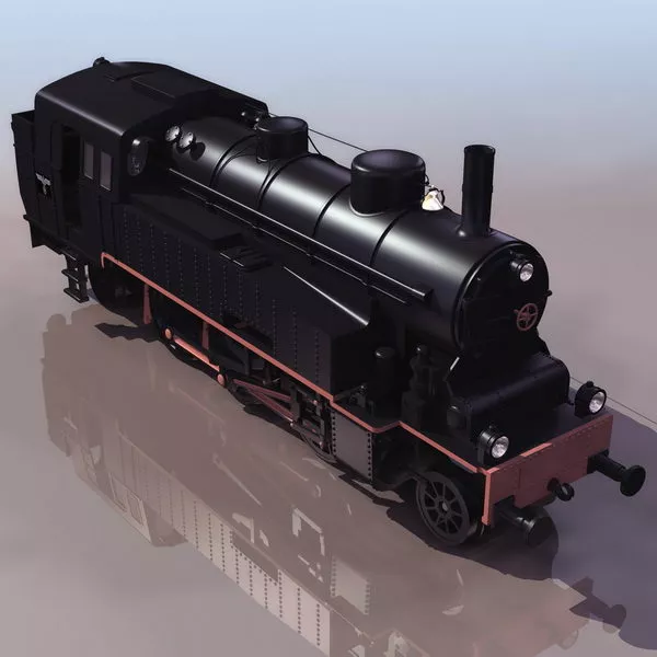Blue Train Caboose 3d model