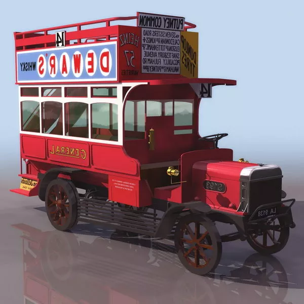 Early Omnibus 3d model Early Omnibus 3d model