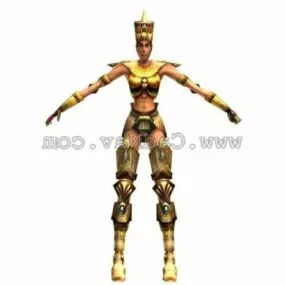 Character Egypt Female 3d model
