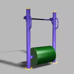 Elderly Playground Equipment 3d model