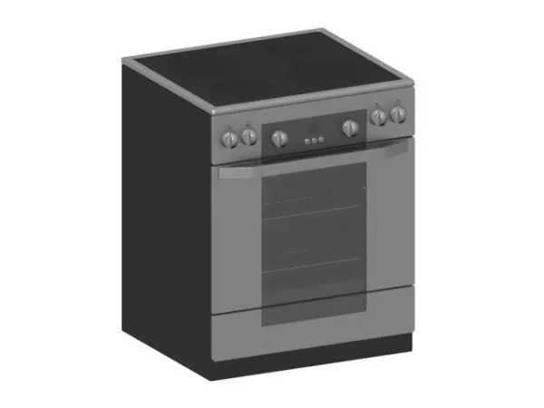Smeg Oven Panel 3d model
