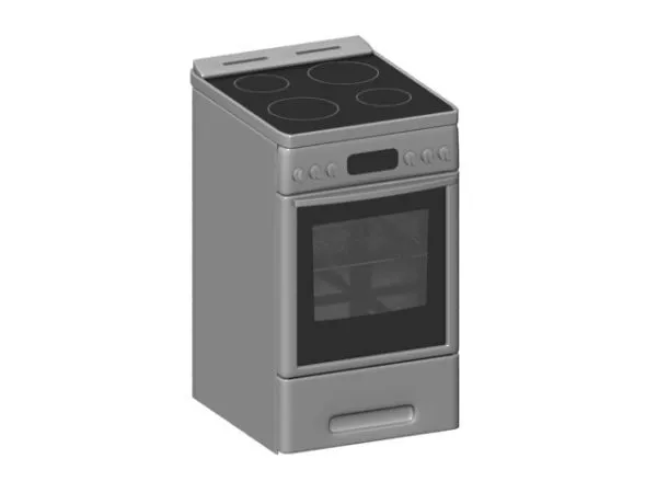 Electric Bread Oven 3d model Electric Bread Oven 3d model