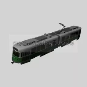 Electric Locomotive Train 3d model