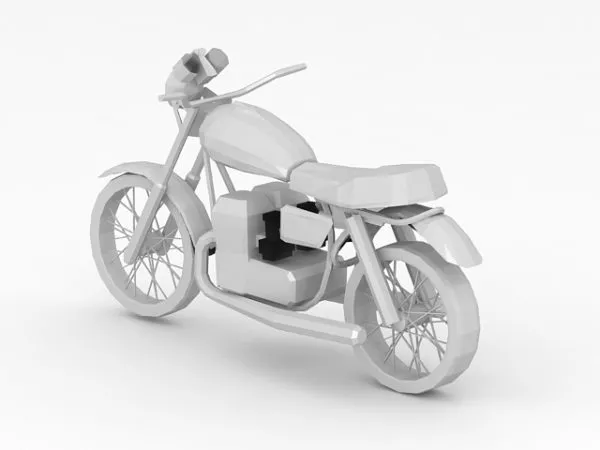Electric Motorcycle 3d model Electric Motorcycle 3d model