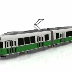Electric Streetcar 3d model