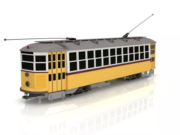 Train Rail Road 3d model