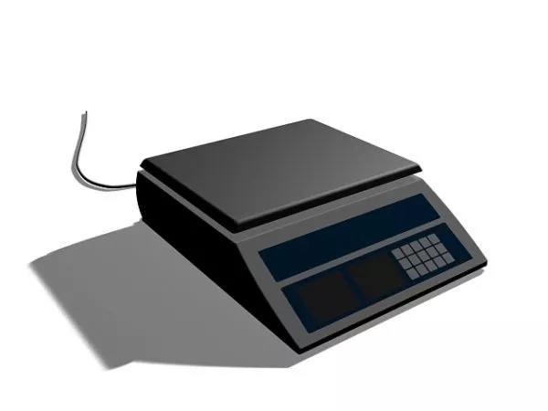 Electronic Scale 3d model Electronic Scale 3d model