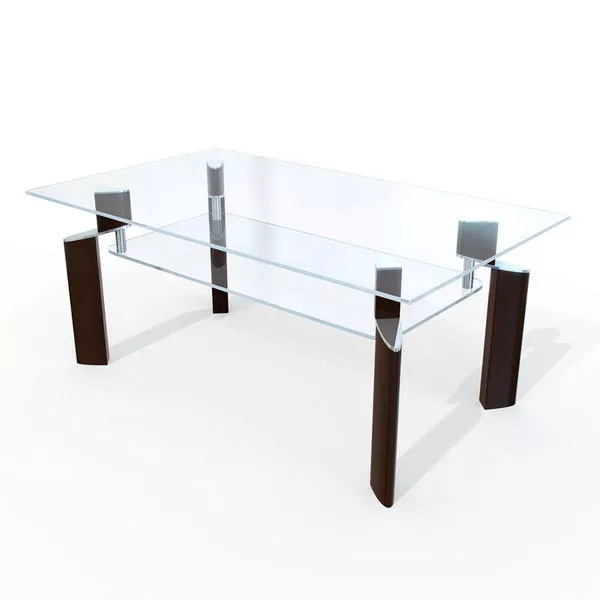 Elegant Glass Dining Table 3d model Elegant Glass Dining Table 3d model